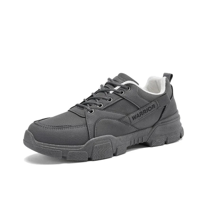 Warrior Ankle Length Martin Boot Low Top Men's Gray-1