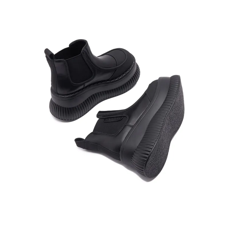 Milan Love Song Crew Chelsea Boots 8.5cm Women's-17