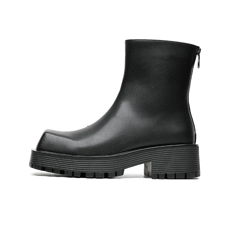 ZUWUDONG Ankle Boots Men's Black-0