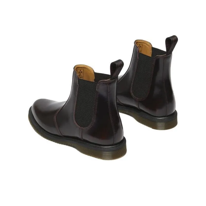 Dr.Martens Short Chelsea Boots Women's Cherry Red-2