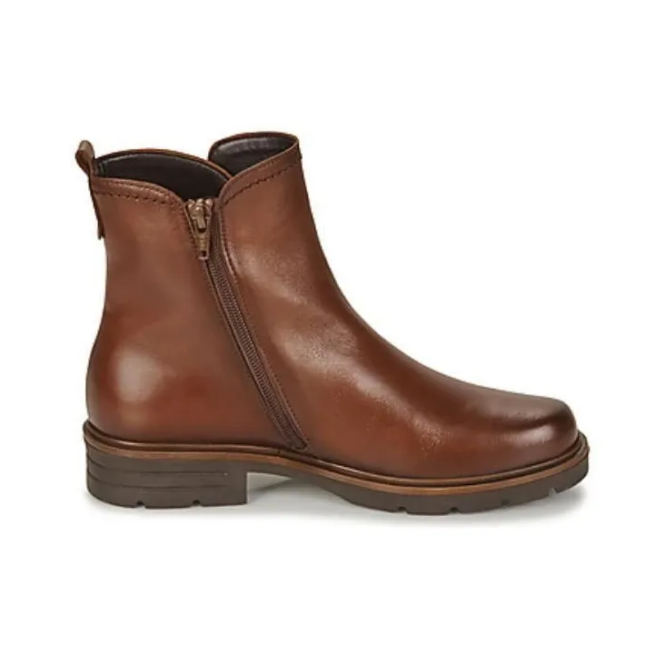 Gabor Ankle Boots 3cm Women's Brown-1