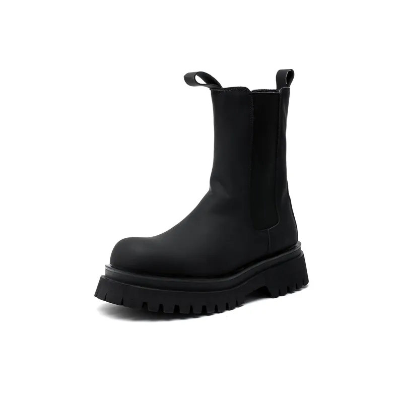 Chi Wolf Chelsea Boots Men's Frosted Black-1