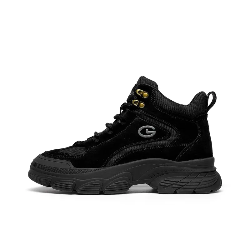 GOLDLION Abrasion Resistant Height Increasing Outdoor Boots Women's-5