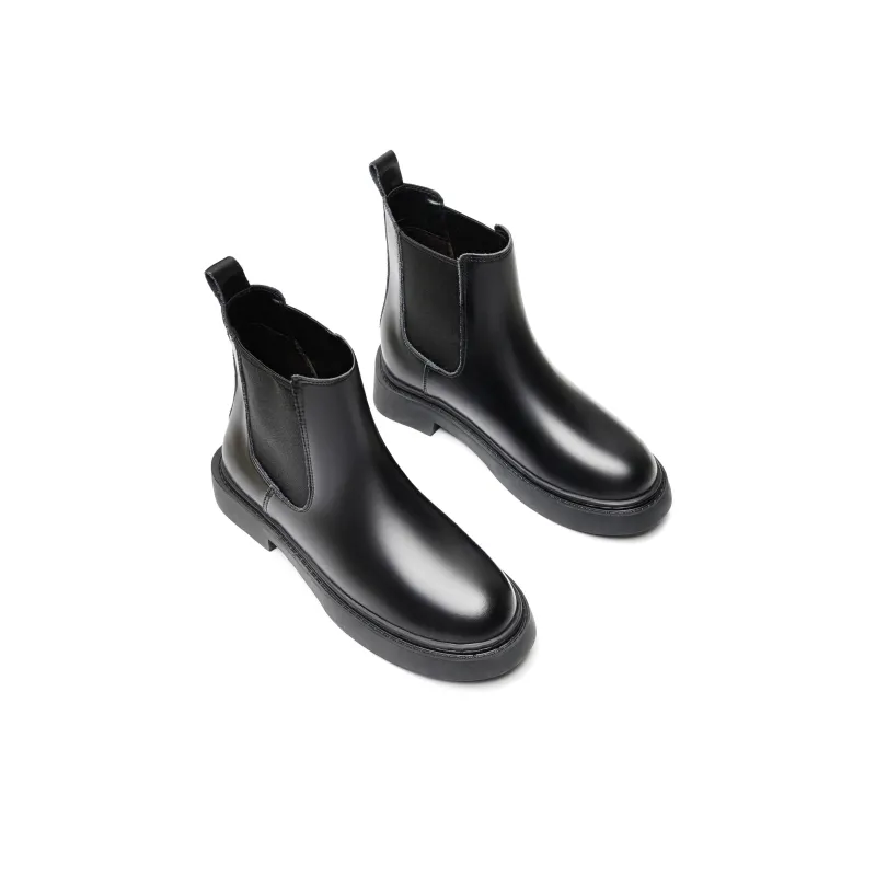 Help Short Chelsea Boots 3.5cm Women's Black-4