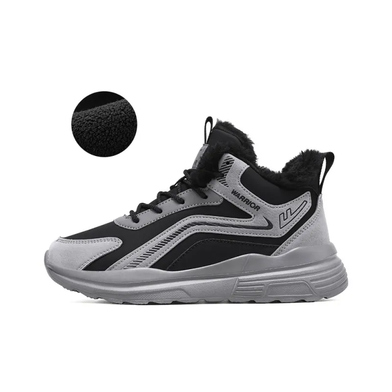 Warrior Insulated Shoes Athletic Shoes Warm Height Increasing Wear Resistant Slip Resistant Snow Boots Unisex-8