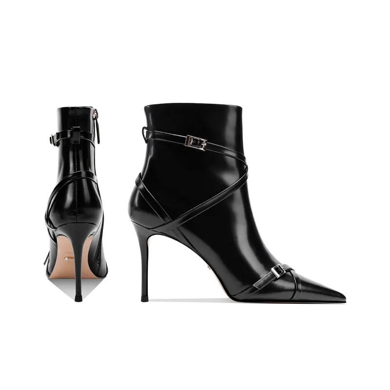 Shesrim Ankle Boots Women's Black-2