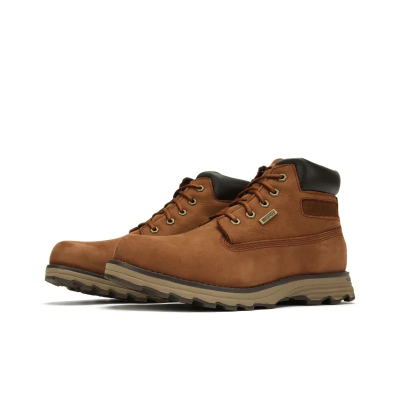 CAT Founder Ankle-Length Martin Boot Men's Brown-1