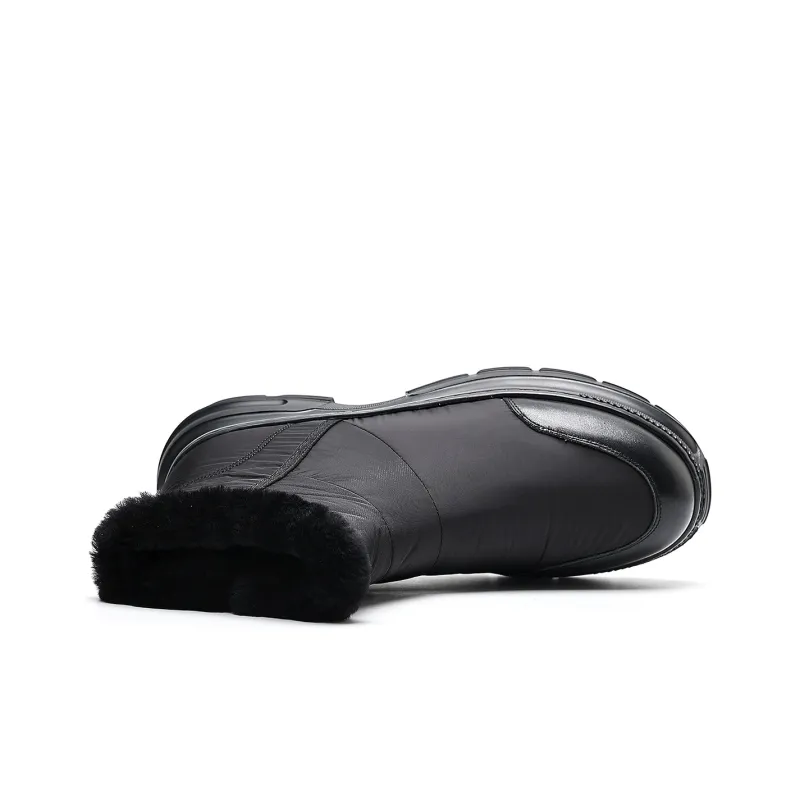 TRUMPPIPE Ankle Boots Men's Black-3