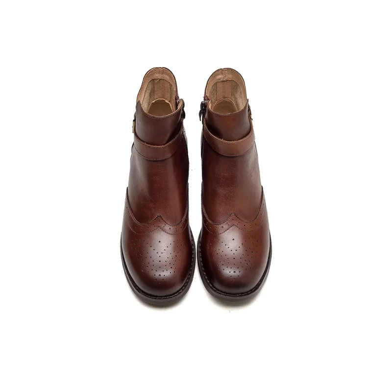 Jay Ankle Boots Women's Brown/Black-3
