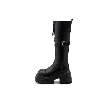 A Poinsettia Princess Knee high Boots Women's