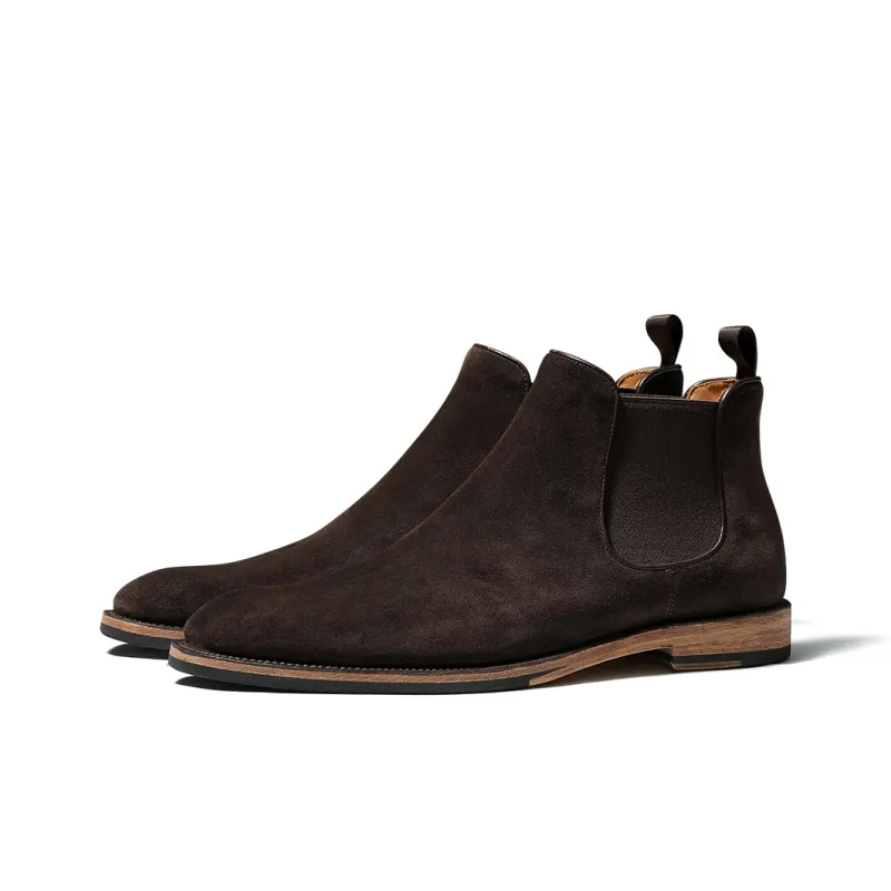 TRUFFAUT Crew Chelsea Boots 2.8cm Men's-1