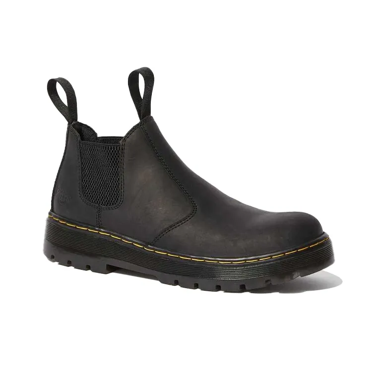 Dr.Martens Hardie Connection Ankle-Length Chelsea Boots Men's Black-1