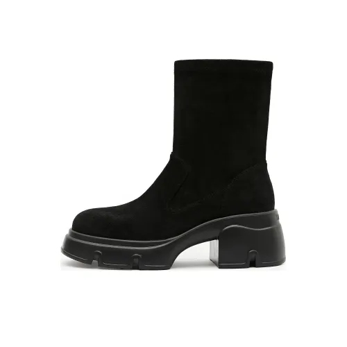 Staccato Ankle Boots Women's Truffle Black/Timber Brown