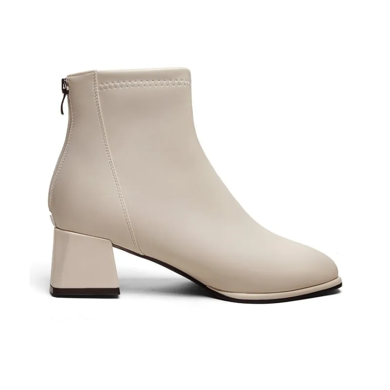 Mulinsen Ankle Boots Women's Black/Beige-1