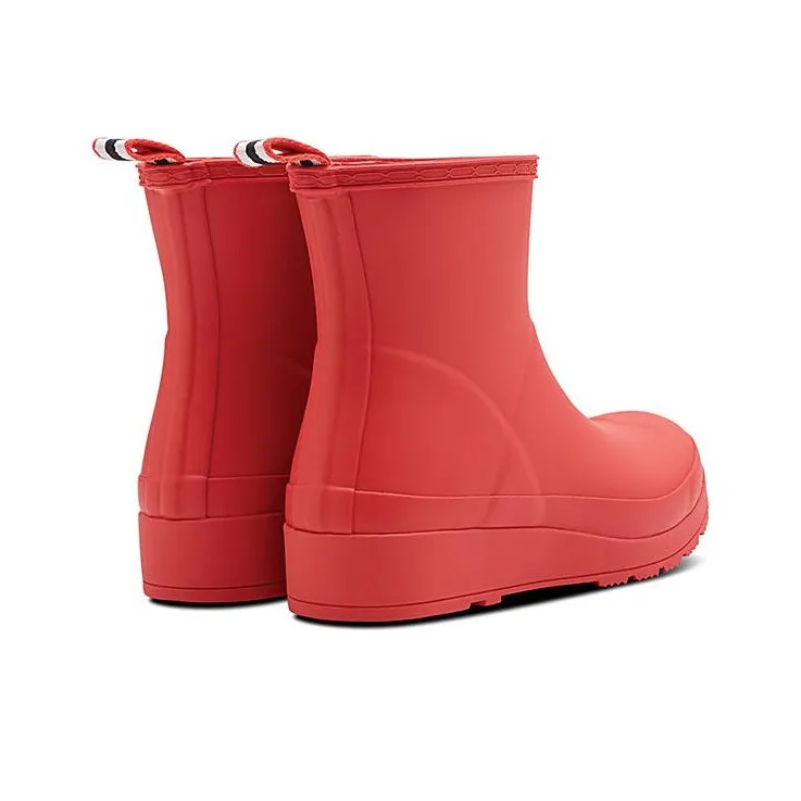 HUNTER Waterproof And Slip Resistant Rain Boots Women's Red-3