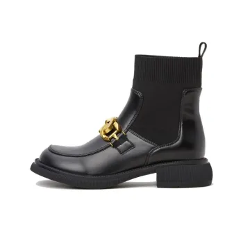 URBAN REVIVO Ankle Boots Women's Jet Black
