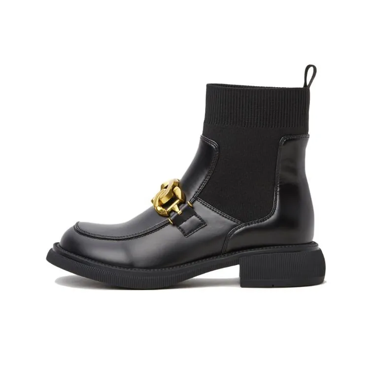 URBAN REVIVO Ankle Boots Women's Jet Black-0