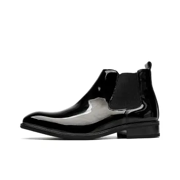 Aquarius Short Chelsea Boots Men's Black