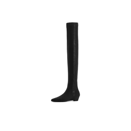 MALOVE MZ Knee-High Boots 3.7cm Women's Black