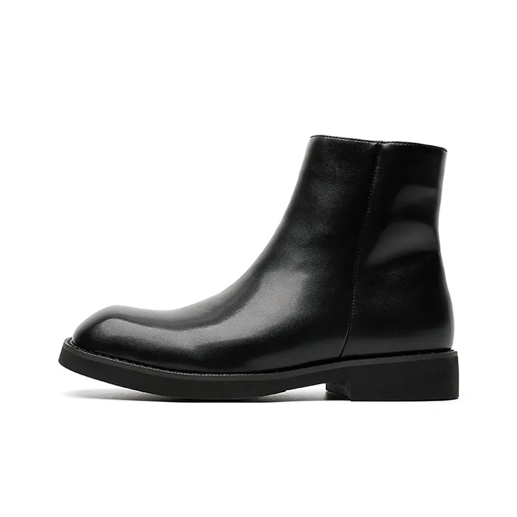 YEDANI Ankle Boots Men Black-0