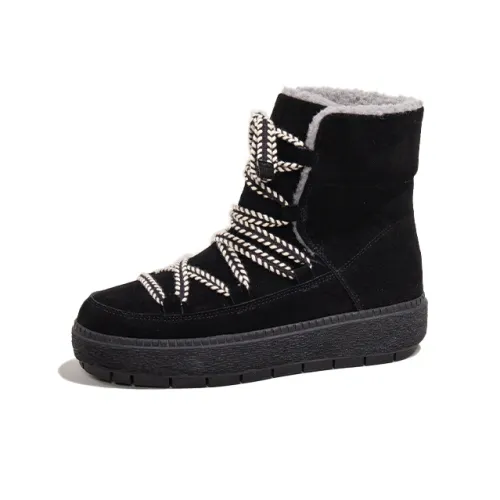 BESTFEEL Warm Slip Resistant Short Snow Boots Women's