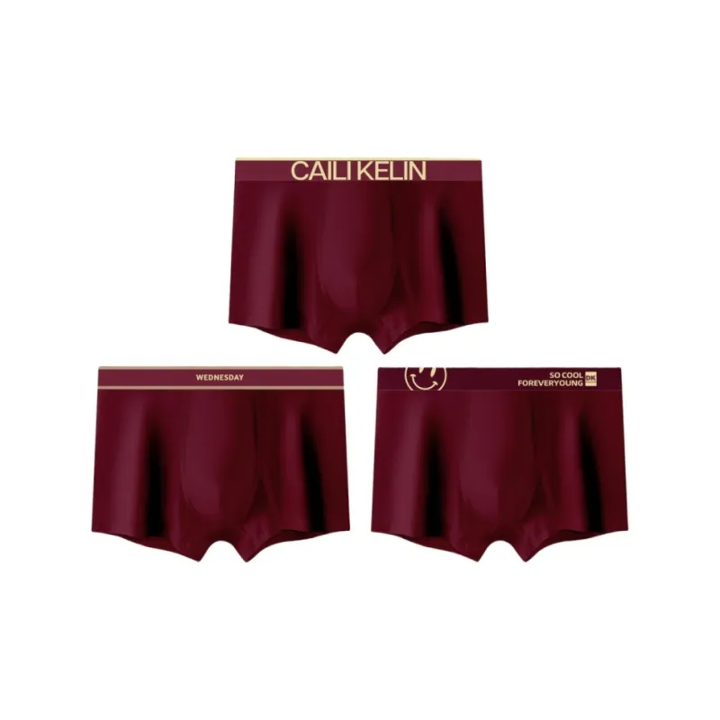 Qiao Ni Tong Underpants Men's 3 Pack-6