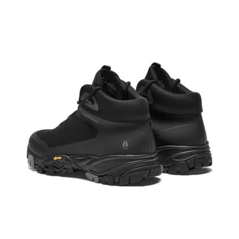 Hush Puppies Ankle Boots Men Black/Khaki-3