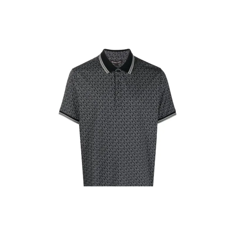 MICHAEL KORS Greenwich MK monogram Polo Shirt-4
