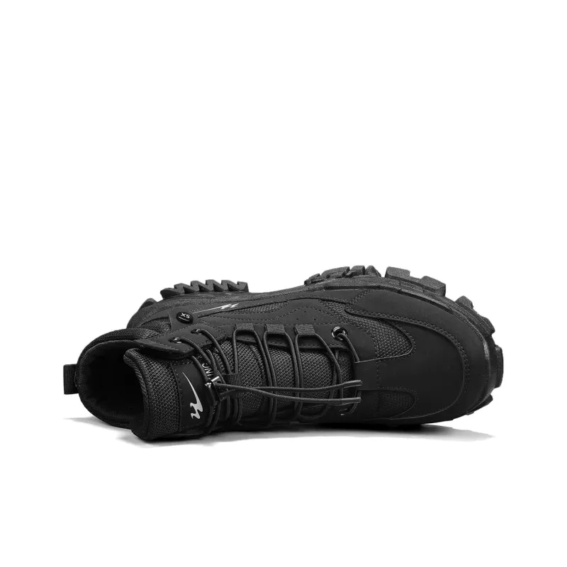 Binary Knee High Martin Boot Men's Black-2