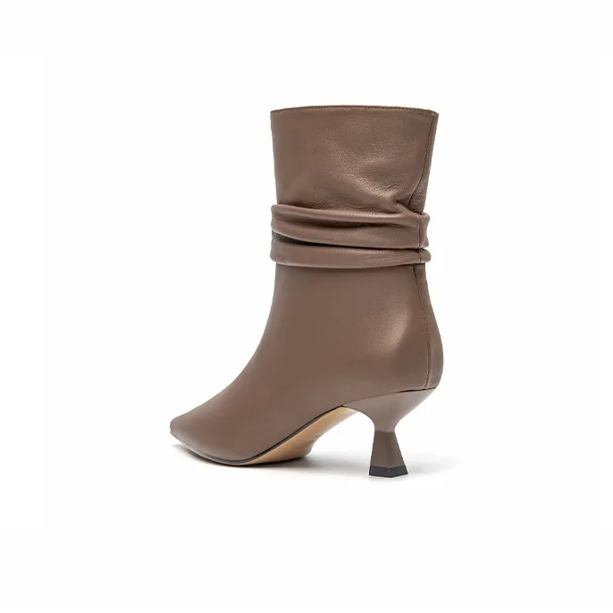 AITA Ankle Boots Women's Khaki/Black-4