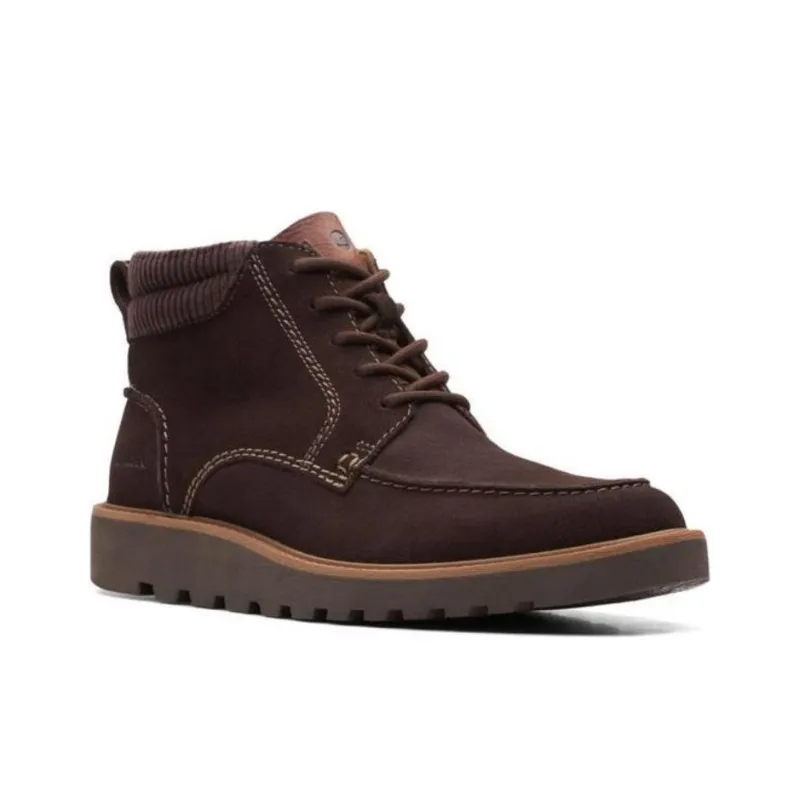 Clarks Barnes Mid Ankle Boots Men's Brown-2