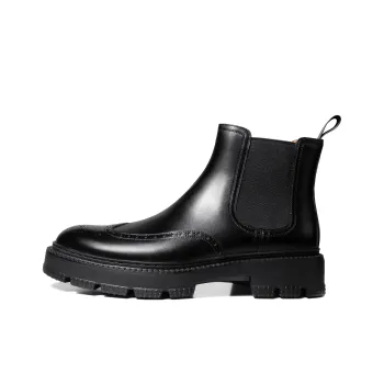 THOM WILLS Short Chelsea Boots Men's Black