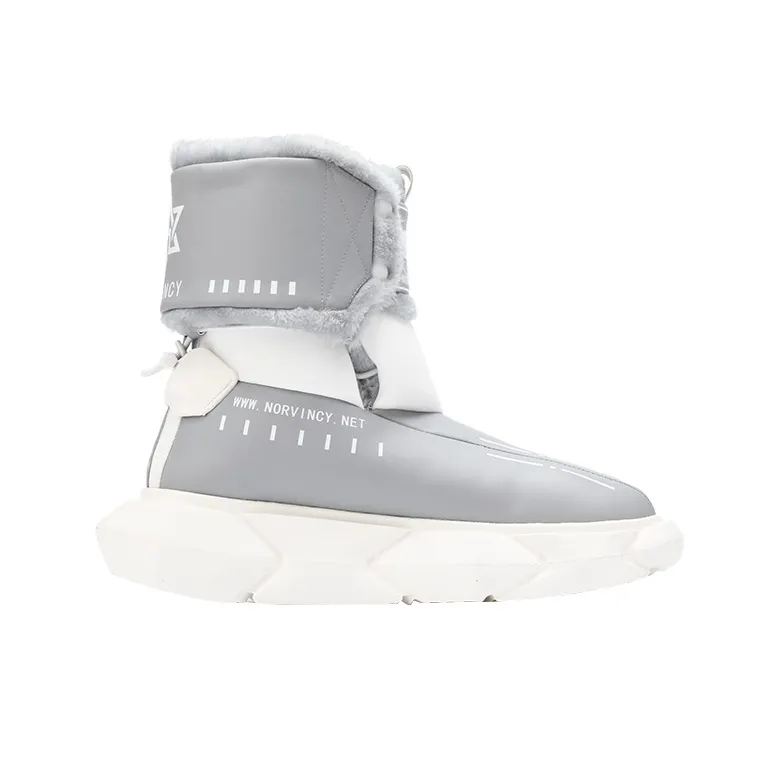 NORVINCY Snow Boots Unisex Bright Gray-1