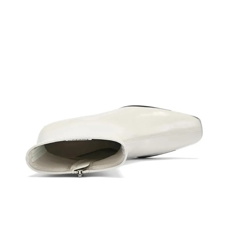 DAPHNE Ankle Boots Women's White/Black-2