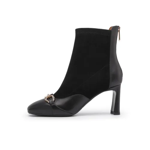 Chrisdien Deny Ankle Boots 7.5CM Women's Black