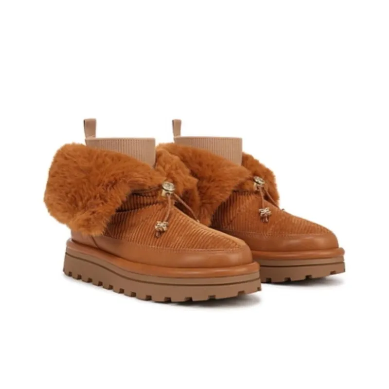 SAM EDELMAN OLIN Ankle Boots 3cm Women's Brown-3