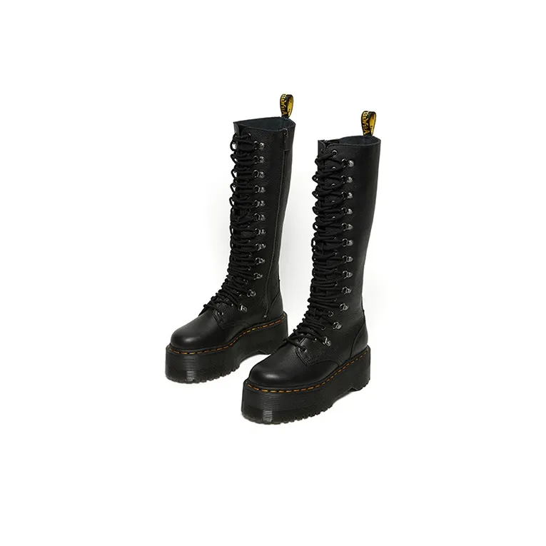 Dr.Martens 1B60 Max Hardware Leather Extra High Boots 'Black' Women's-2