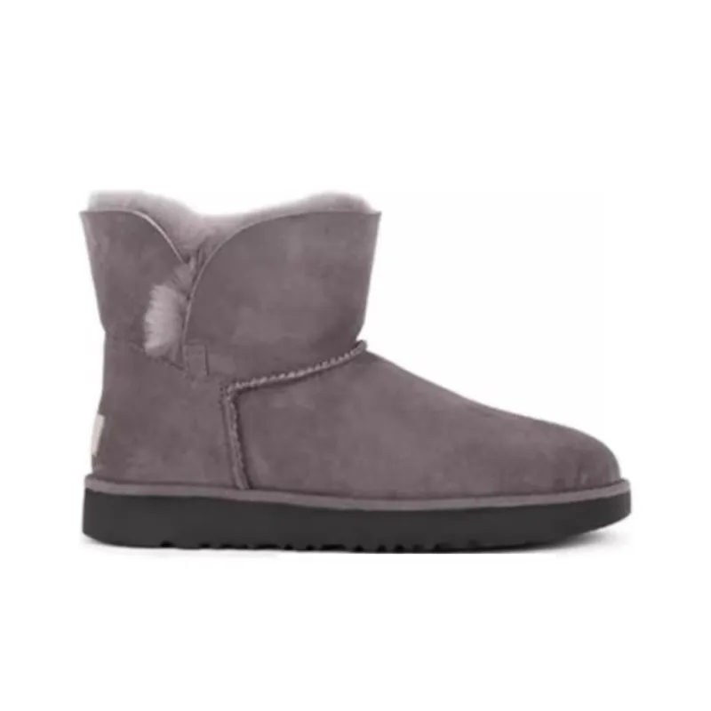 UGG Classic Cuff Mini 'Stormy Grey' Women's-1