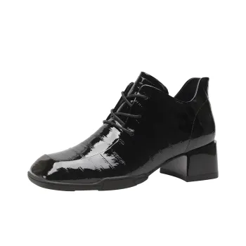 SAFIYA Ankle Boots Women's Black/Caramel