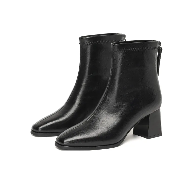 GEMEIQ Ankle Boots Women's Black/Brown-1