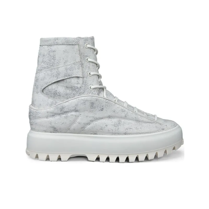 Ecco Ankle Boots Men Silver-1