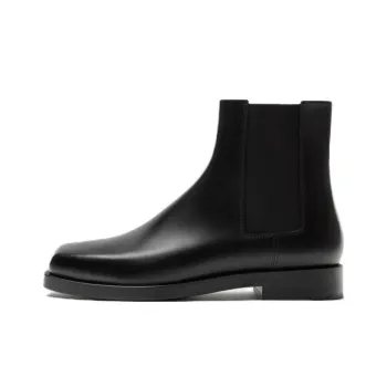 ZARA Short Chelsea Boots Men's Black