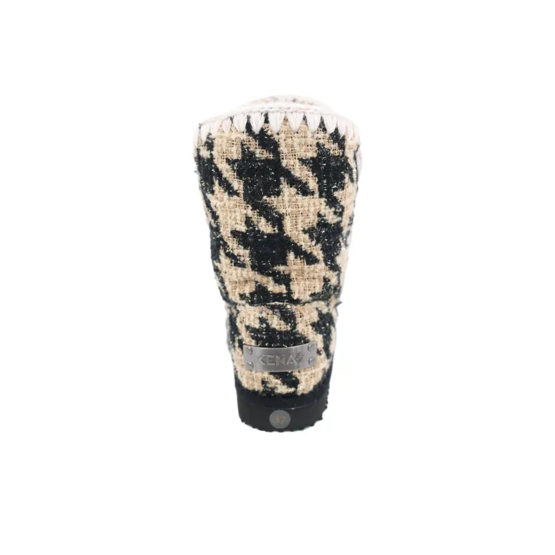K.D.KENAZ Warm Slip Resistant Short Snow Boots Women's Black-4