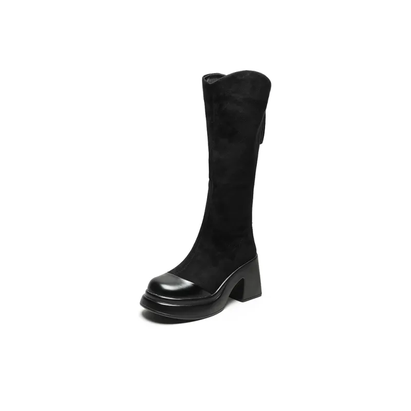 Mulinsen Knee-high Boots 8.5cm Women's-2