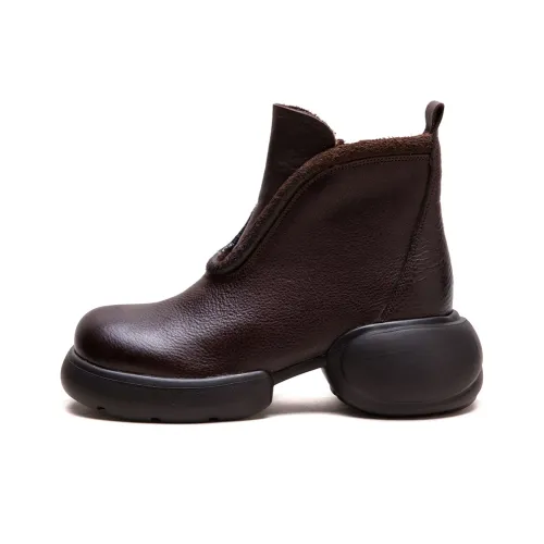 Jay Ankle Boots Women's Brown/Black