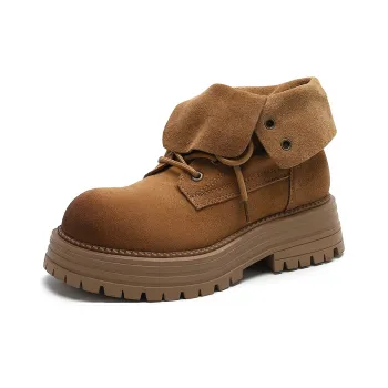 HUANAI Ankle Boots Women's Yellow