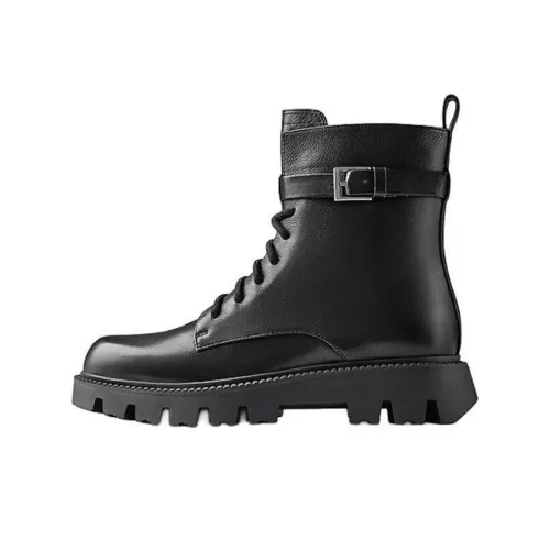 73Hours Sea Wave Echo Short Martin Boot Women's Black