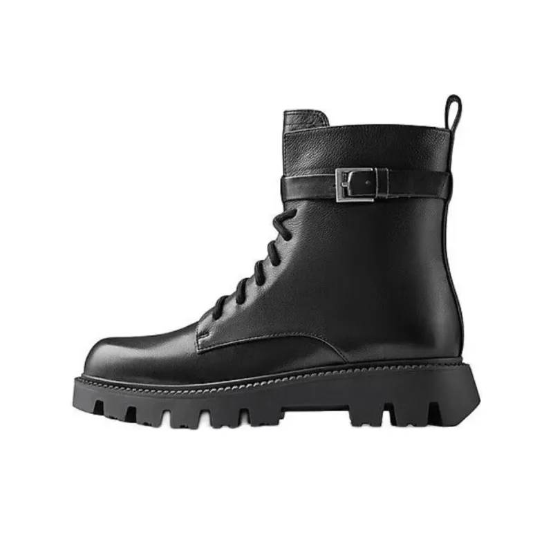 73Hours Sea Wave Echo Short Martin Boot Women's Black-0