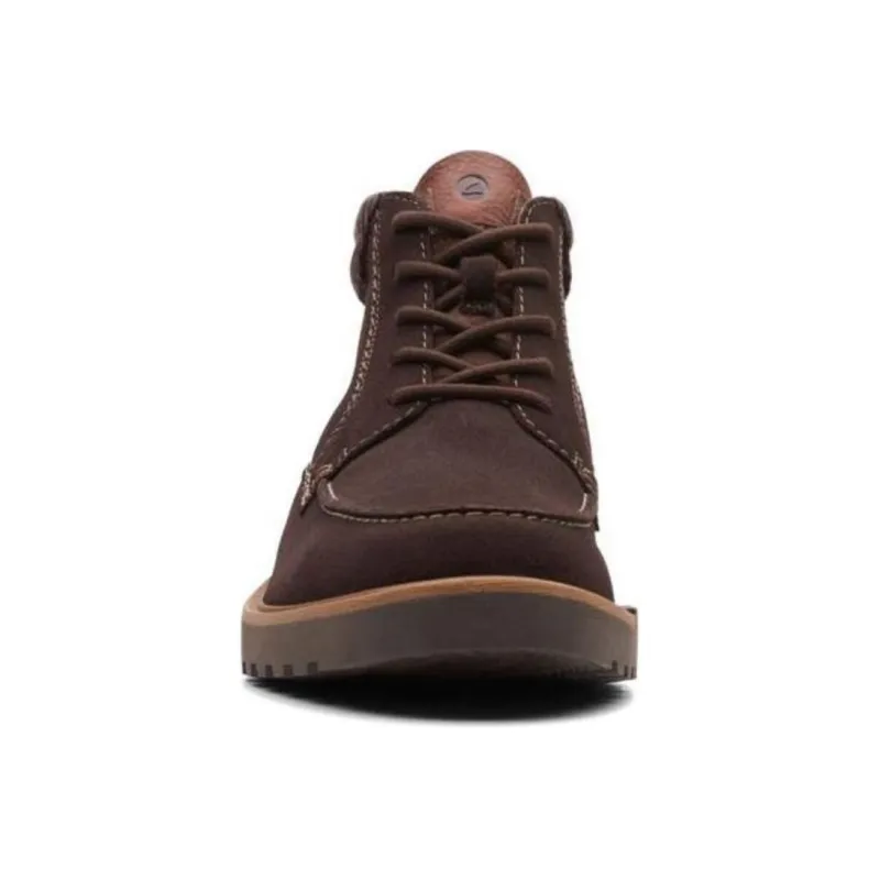 Clarks Barnes Mid Ankle Boots Men's Brown-3