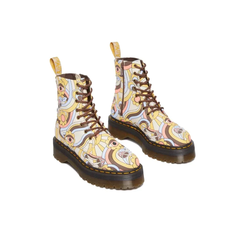 Dr.Martens JADON RETRO RAY Short Martin Boot Unisex Graffiti-2